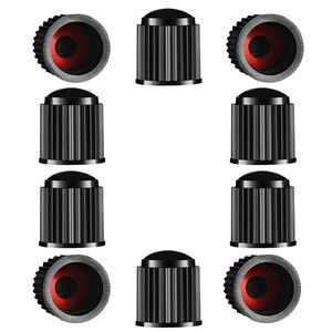 Capuchon de valve en plastique noir pour pneus américains Schrader, couvercle anti-poussière, pièces de rechange pour voiture, 20210915 - Product Image 2
