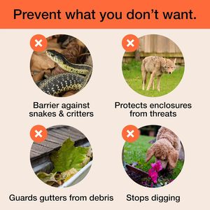 MaPorch Chicken Wire Fencing 15.7 X 10ft Thick Flexible Plastic Garden Pet Protection <b>Netting</b> - Product Image 6