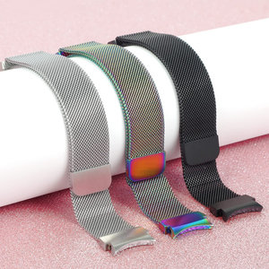 Pour Samsung <span class=keywords><strong>Galaxy</strong></span> <span class=keywords><strong>Watch</strong></span> <span class=keywords><strong>4</strong></span> <span class=keywords><strong>20mm</strong></span> <span class=keywords><strong>Bracelet</strong></span> de montre magnétique de luxe en acier inoxydable <span class=keywords><strong>Bracelet</strong></span> réglable pour hommes cadeau - Product Image 6