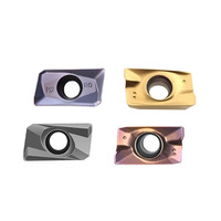 Inserts de fraisage CNC Fraise à face volante H2 Pièces en fonte d'acier inoxydable M2 Inserts de fraisage de grain de coupe
