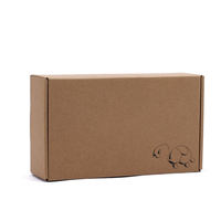 Boîte postale d'emballage de papier de flexographie de carton ondulé réutilisable de commerce électronique imprimé personnalisé pour l'expédition de marchandises