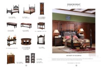 Lit en bois massif noir et cerisier, taille King, avec tête et pied de lit, pour chambre principale et chambre d'amis