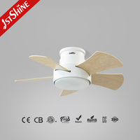Ventilateur de plafond élégant de 28 pouces de style luxueux, de qualité industrielle, personnalisable, respectueux de l'environnement, avec éclairage LED, 1stshine