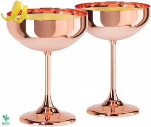 2020 Cocktail Glasses Goblet 10 Oz Glass Hot Selling Drinking Glass Set von 2 Martini Glass