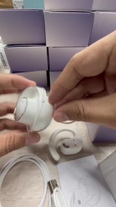 Thiết kế mới nhỏ dừa bóng TWS BT Tai nghe Ear-Hook loại không trong tai xương Dẫn Tuổi thọ pin dài không dây bán buôn - Product Image 6