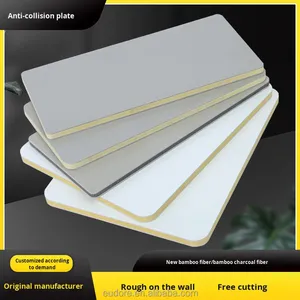 Panneau mural décoratif en SPC à texture tissu, anti-collision, imperméable, ignifuge, design moderne pour chambre, escalier, salle <span class=keywords><strong>de</strong></span> sport - Product Image 4