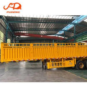 Semirremolque de Carga con Barandas de Tres Ejes Personalizado, Acero Q345B, 60 Toneladas, para Transporte de Frutas y Verduras - Product Image 4