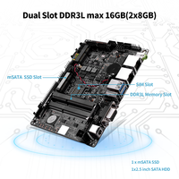 Dispositivo de Router y Firewall Sin Ventilador I5-4200U, Doble LAN 2.5G, AES-NI, SIM 4G, Carcasa de Aluminio de 0dB, Mini PC de Bajo Consumo