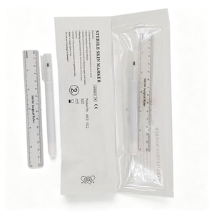 Marcador Quirúrgico para Piel, Resistente al Agua, Borrable en Seco y Húmedo, Punta Quirúrgica, 0.5mm/1mm, con Regla, Certificado ISO9001 - Product Image 1