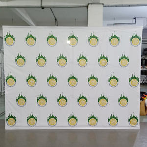 Рекламная Акция 10-футовый фон настенный стеллаж на заказ из ткани алюминиевый всплывающий баннер стенд 20-футовый всплывающий фон баннер - Product Image 5