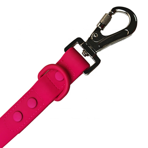 Multi-Use Waterproof Soft PVC <strong>Dog</strong> Leash Solid Pattern Hands-Free Training Lead Durable <strong>Stitching</strong> Rivets Double Snap Personalized - Product Image 2