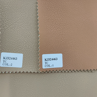 Cuir synthétique PU bicolore imperméable et anti-moisissure, résistant à l'abrasion, base TC 330GSM pour vêtements