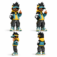 Figurine d'action tendance en PVC, modèle anime, pour collectionneurs, poupées PVC personnalisées à la mode