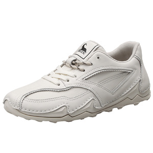 Zapatos Casuales Ligeros y Transpirables con Cordones para Mujer Gongyang Dexun, Nuevos Zapatos Deportivos de Cuero Blanco Otoño 2026 - Product Image 5