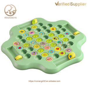 Gioco da Tavolo Educativo <span class=keywords><strong>per</strong></span> <span class=keywords><strong>Bambini</strong></span>, Allenamento della <span class=keywords><strong>Memoria</strong></span> con Frutta e Animali, Scacchi Reversibili, <span class=keywords><strong>Giochi</strong></span> <span class=keywords><strong>di</strong></span> Puzzle - Product Image 2
