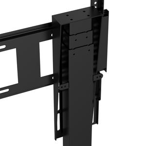 خزانة مخفية تلفزيون قوس تحكم عن بعد ارتفاع قابل للتعديل حامل أرضية تلفزيون بمحرك عمود مزدوج - Product Image 6