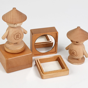 <span class=keywords><strong>Caja</strong></span> <span class=keywords><strong>de</strong></span> Música <span class=keywords><strong>de</strong></span> Marionetas Creativa <span class=keywords><strong>de</strong></span> Alta Calidad, Adorno Coleccionable Hecho a Mano, Divertida <span class=keywords><strong>Caja</strong></span> <span class=keywords><strong>de</strong></span> Música Giratoria <span class=keywords><strong>de</strong></span> Madera para Niños - Product Image 1