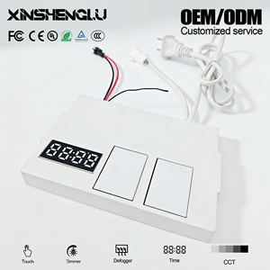 Controlador de Espejo Inteligente - Interruptor con Sensor Táctil Dual para Espejo LED de Baño con Desempañador, Regulador de Intensidad, Reloj y Función de Memoria OEM ODM - Product Image 1