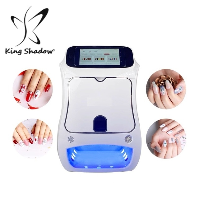3D Digital Electric Nail Printer Machine Manicure Tables Photo Drawing & Color Printing Electric Nail Art Photo Printer