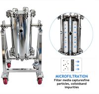 Chariot sanitaire Bofan avec boîtier de filtre et cartouche détachable, sans liquide résiduel, nettoyage facile, débit maximal 10-10 m³/h