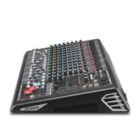 Table de mixage audio professionnelle MC-BP14 TNH 14 canaux avec 2 AUX MP3 Console de mixage DJ intégrée 24BIT Double 99 effets