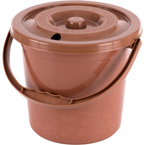 Tea Dregs <b>Bucket</b> Plastic <b>With</b> <b>Lid</b> 1-3L For Tea Table Use - Product Image 5