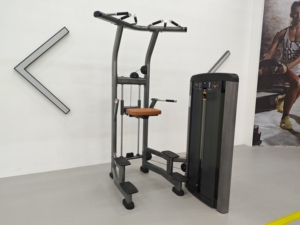 Equipo de entrenamiento de fuerza de máquina de asistencia de barbilla de inmersión de acero ajustable profesional con selección de carga de pasador para entrenamiento de piernas - Product Image 6