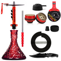 Ensemble complet de chicha de style bar, modèle MIG « préféré des influenceurs », grande unité en acier inoxydable pour usage domestique