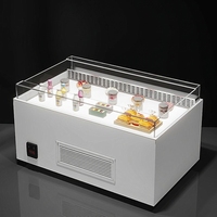 Vitrine réfrigérée horizontale à LED 220V pour sandwichs, gâteaux et desserts, avec refroidisseur d'air intégré, idéale pour boulangerie
