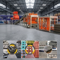 Machine à blocs de ciment haute densité QT5-15 pour les nouveaux investisseurs souhaitant créer une usine de pavés en béton multi-spécifiques