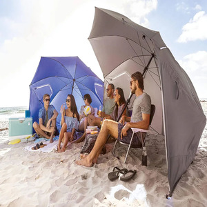 <span class=keywords><strong>Parasol</strong></span> <span class=keywords><strong>pliable</strong></span> de plage en polyester avec sac de transport - Product Image 4