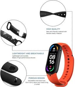 Correa de repuesto para reloj inteligente Xiaomi, pulsera deportiva de TPU de Color con hebilla de Metal, para Xiaomi <span class=keywords><strong>Mi</strong></span> Smart Band 6 5/4 3 - Product Image 4