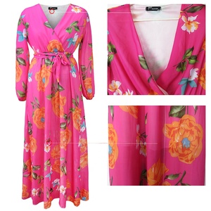 Robes en mousseline de soie pour femmes Bdbh 5XL, <span class=keywords><strong>tenue</strong></span> <span class=keywords><strong>africaine</strong></span>, robe d'été florale transparente, tenues rayées, vêtements bohèmes, robe maxi d'été - Product Image 1
