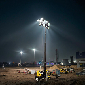 7M 4*100W Portable <strong>Lighting</strong> <strong>Tower</strong> LED Mobile <strong>Lighting</strong> <strong>Tower</strong> Price - Product Image 6