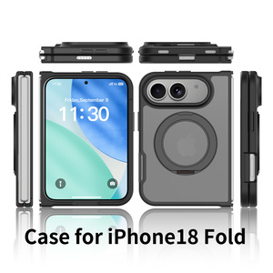 Nouvelle <span class=keywords><strong>coque</strong></span> de téléphone 18Fold pour Apple Hinge, protection intégrale, panneau arrière rigide, bord souple, <span class=keywords><strong>coque</strong></span> de protection pliable - Product Image 1