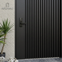 Puerta de Aluminio con Rotura de Puente Térmico, Libre de Mantenimiento, Tamaño Personalizado, para Proyectos de Remodelación de Viviendas, Suministro Directo al por Mayor, Ecológica