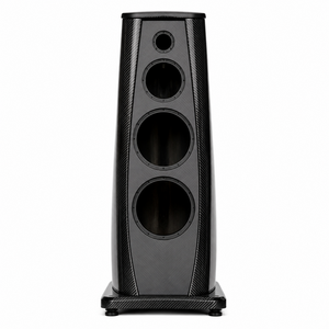 Boîtier d'enceinte haut de gamme en fibre de carbone 3K sur mesure, enceinte colonne premium - Product Image 1