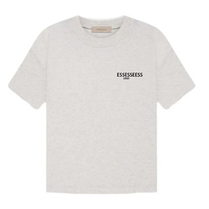 Camiseta de algodón unisex de manga corta con estampado de <span class=keywords><strong>palabras</strong></span> de silicona en el pecho, estilo urbano, para verano - Product Image 4