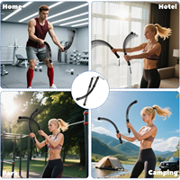 Cuerda de Batalla Multifuncional de 50 mm sin Cuerdas, Entrenador de Fuerza para Brazos, Ejercicio de Cuerpo Completo para Hombres y Mujeres, Directo de Fábrica