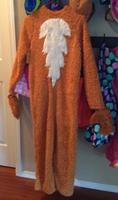 Personnage de dessin animé Cosplay Lovely Fox Costume Orange Jumpsuit Halloween Kid Fox Tail Costume