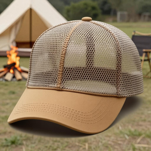 Men's & Women's Custom Logo Embroidered Baseball Trucker Cap Half Mesh Cotton 5 Panel Fitted Sporty Blank <b>Hat</b> <b>for</b> Children - Product Image 1