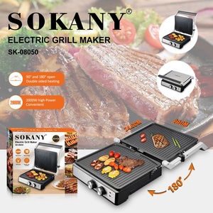 Nuova Piastra Elettrica Multifunzione Okany per Sandwich, Griglia, Arrosto, Padella per Uova, Tostapane per Colazione con Piastra Rimovibile - Product Image 4