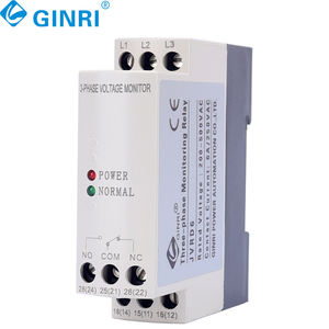 Ginri jvrd6 <span class=keywords><strong>3</strong></span> giai đoạn Thất Bại điện Áp Màn hình giai đoạn đảo ngược bảo vệ rơle điện áp Rơ Le - Product Image 1