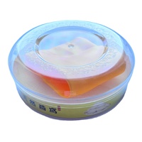 Boîte d'emballage ronde en plastique de 20cm de diamètre Boîte d'emballage Bridnest 250g Conteneur de ginseng américain Boîte de rangement Cordyceps