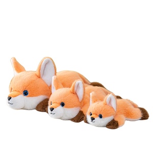 Großhandel niedlich liegend Fuchs Plüsch tier Kreative Weich fuchs Kuscheltier Spielzeug Hot Selling Fuchs Plüsch tier Kinder Geschenk - Product Image 1