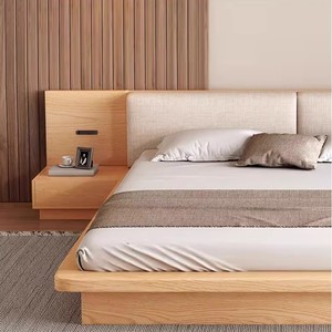 เตียงไม้หุ้มเบาะแบบถอดประกอบได้สำหรับเฟอร์นิเจอร์ในบ้านเตียง<span class=keywords><strong>ยก</strong></span>แก๊สขนาดใหญ่ - Product Image 5