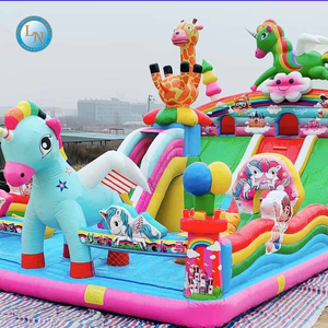 Hochwertige kommerzielle aufblasbare Bounce <span class=keywords><strong>Slide</strong></span> Combo wasserdichte springende Burg maßge schneiderte Bounce House für Kinder zum Verkauf - Product Image 2
