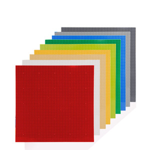 Mur de blocs de construction à petites particules 50x50 dot pièce unique 40*40CM jouets de plaque inférieure - Product Image 1