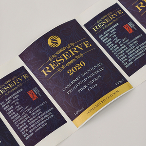 Premium <b>Transparent</b> Gold Foil Roll <b>Labels</b> Custom Clear Hot Stamping Stickers for Luxury Product Packaging - Product Image 5