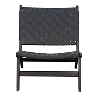 Chaise de salle à manger inclinable de luxe moderne en bois de frêne massif noir, style nordique japonais, avec assise en cuir tressé, pour la maison, le bar ou l'appartement